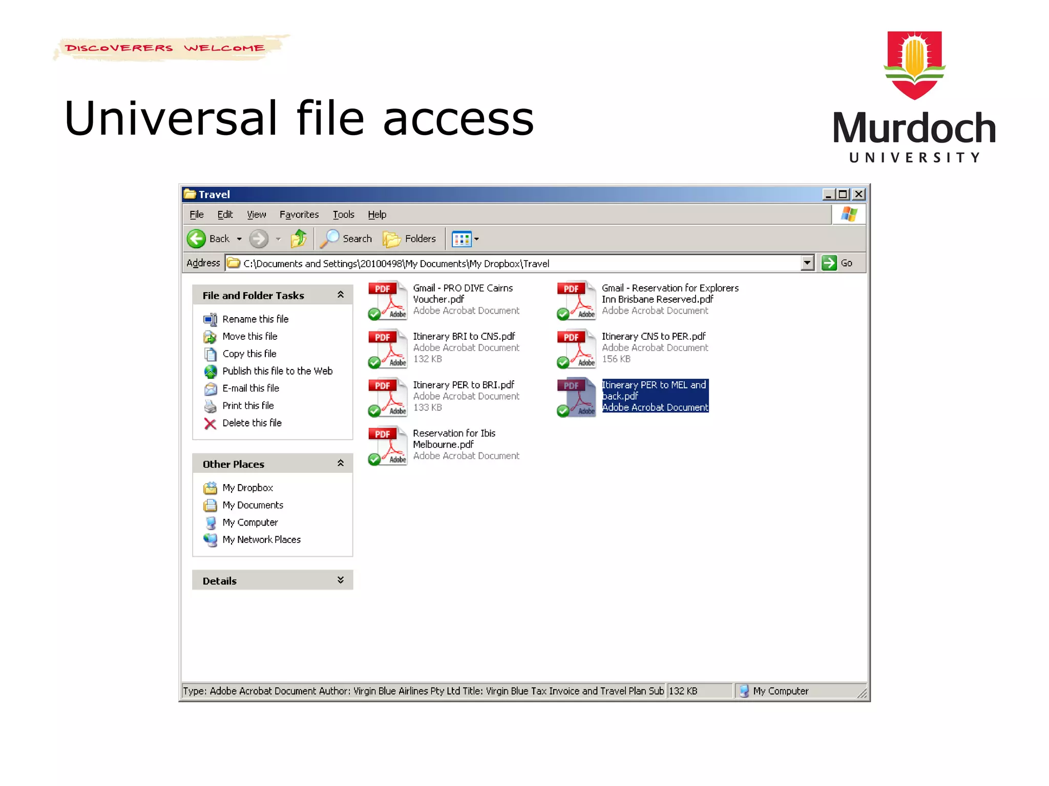 Universal file access 