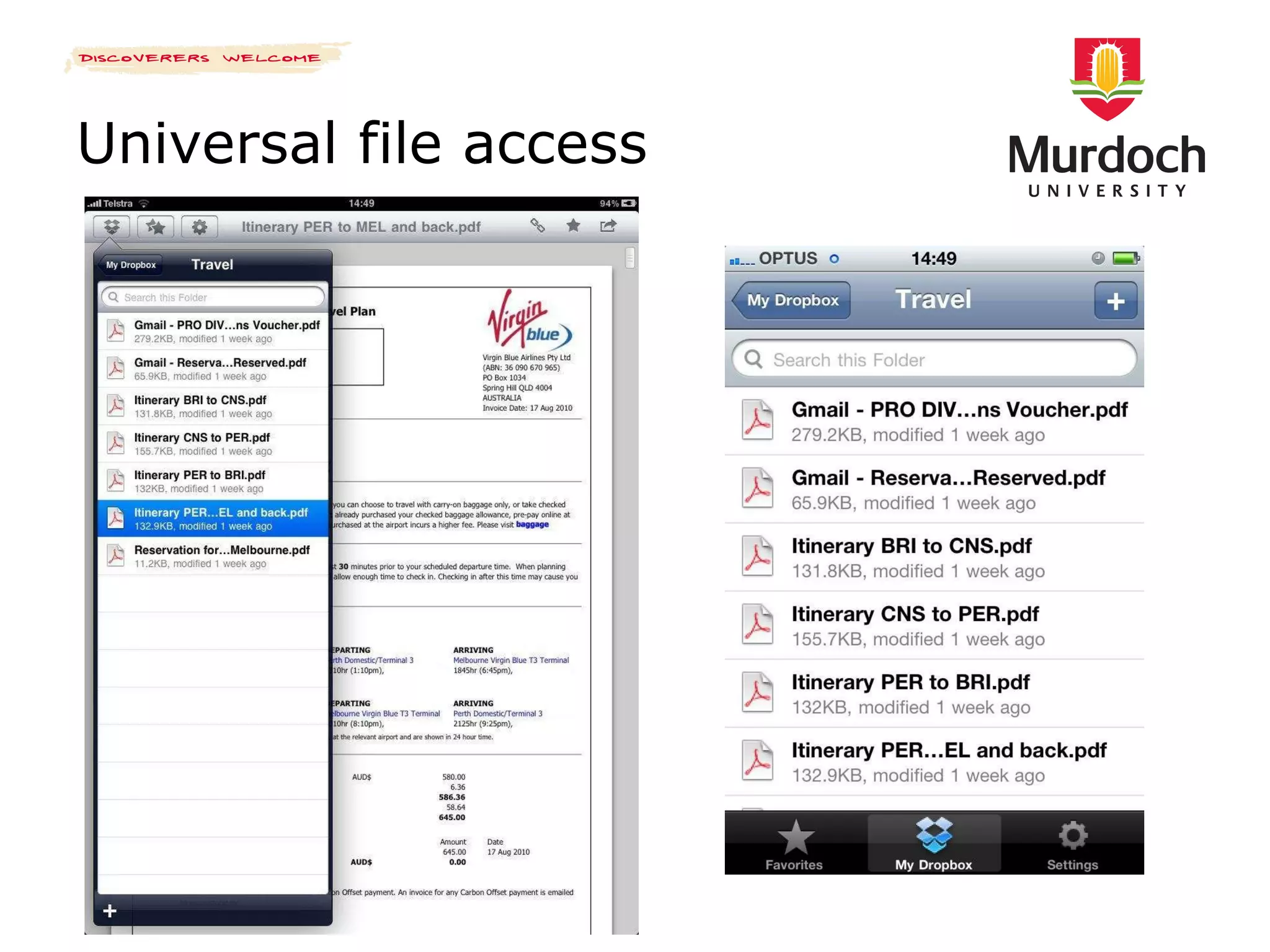 Universal file access 