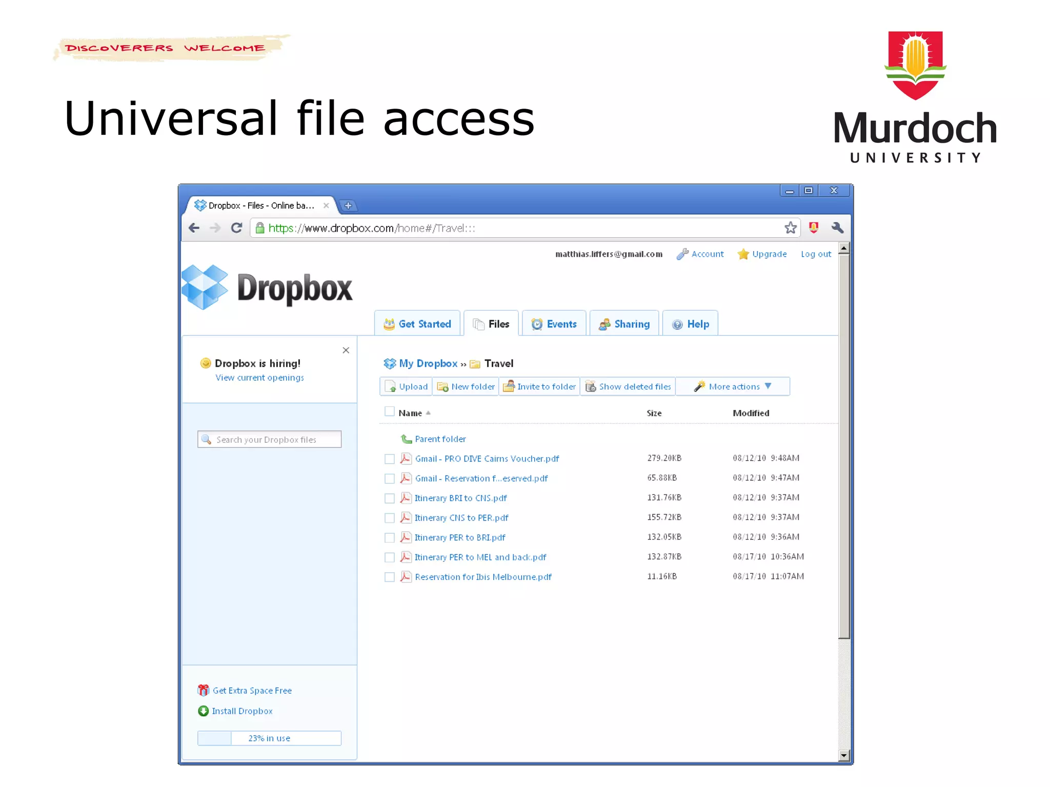 Universal file access 