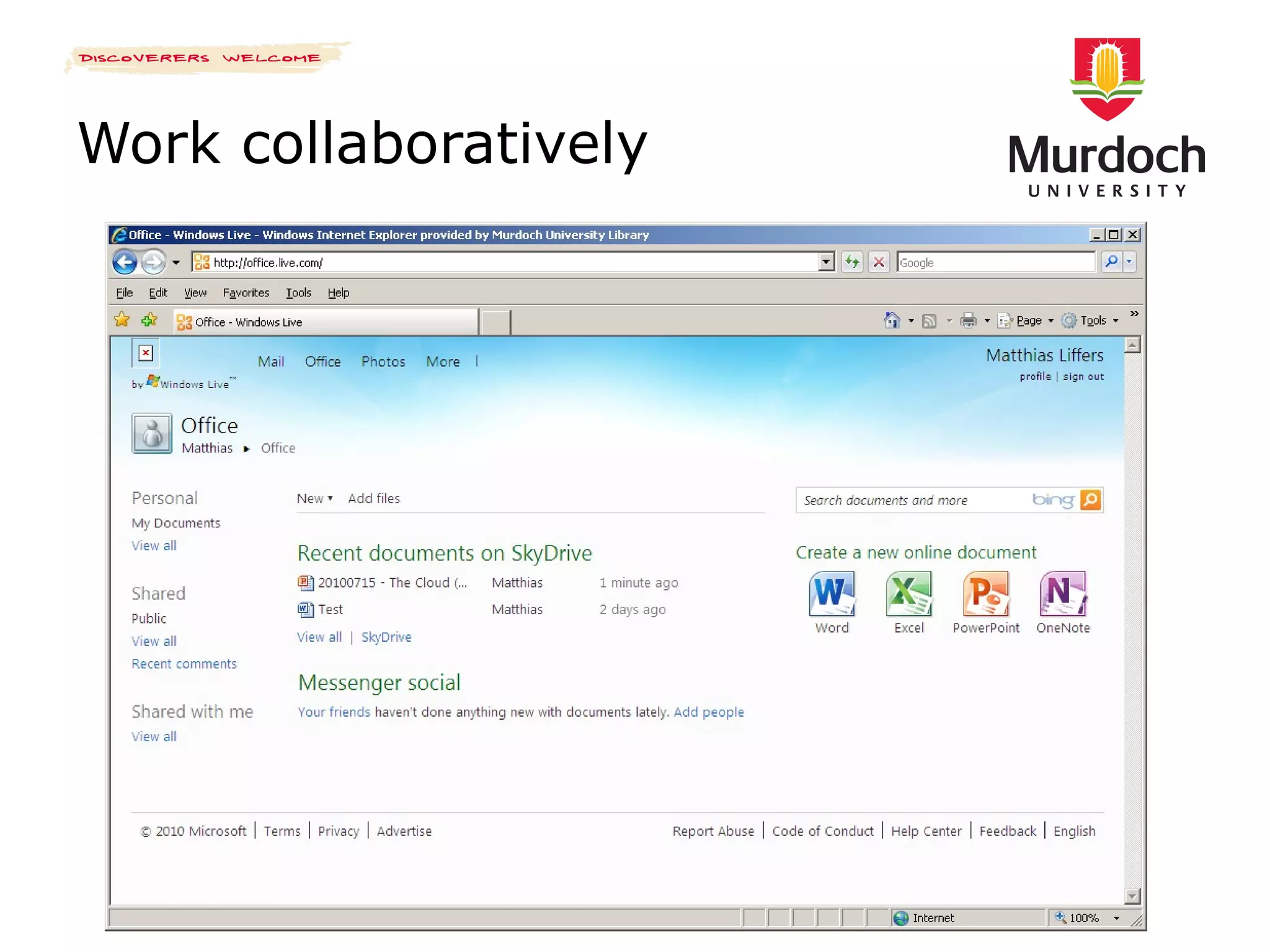 Work collaboratively 