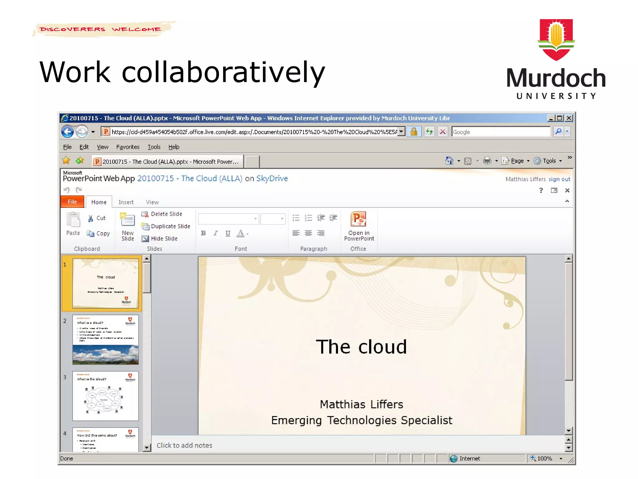 Work collaboratively 