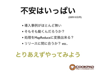 (2009/10   )



•
•
•   MapReduce
•               etc..
 