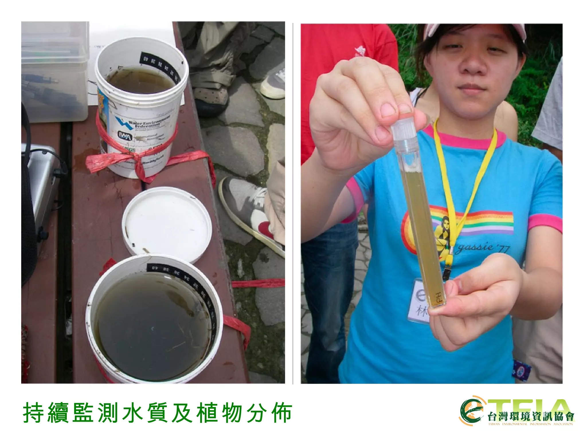 持續監測水質及植物分佈 