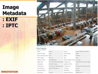 Image Metadata : EXIF : IPTC 