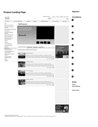 August 25, 2010   Content Strategy Workshop Exercises   Page 12 of 19
 