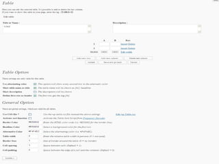 การจ"ดการตาราง (Table) # 2




                             11
 