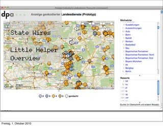 State Wires

       Little Helper
       Overview




Freitag, 1. Oktober 2010
 