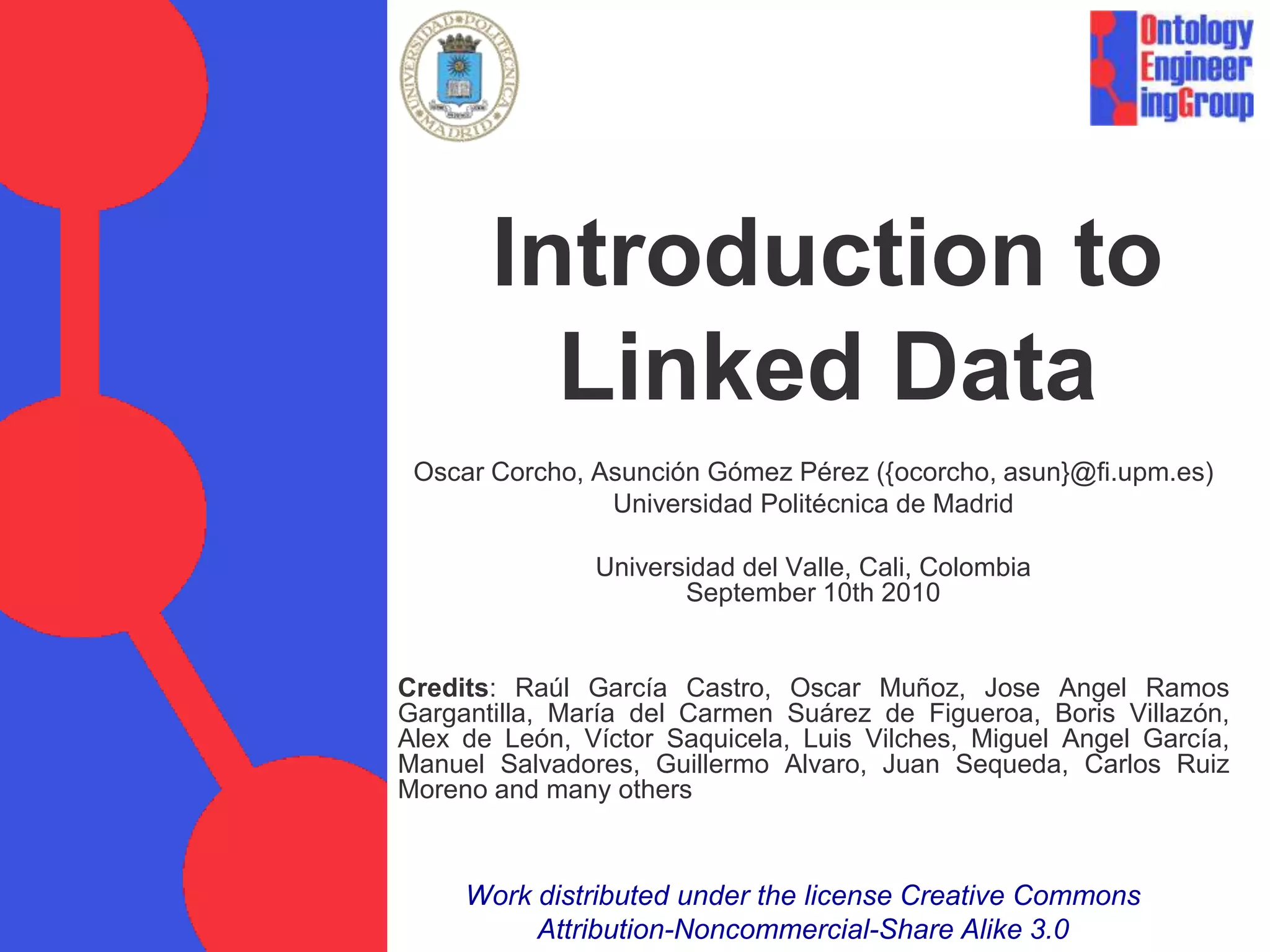 ContentsIntroductiontoLinked DataLinked Data publicationMethodologicalguidelinesforLinked Data publicationRDB2RDF toolsTechnicalaspects of Linked Data publicationLinked Data consumption84