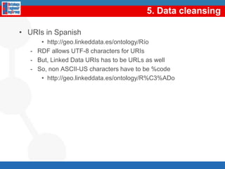 2. Vocabularydevelopment: HydrOntology58Asunción Gómez Pérez