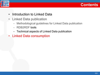 7. Enable effective discoveryIdentificationof the data sourcesVocabularydevelopmentGenerationof the RDF DataPublicationof the RDF data Data cleansingLinking the RDF dataEnable effective discovery