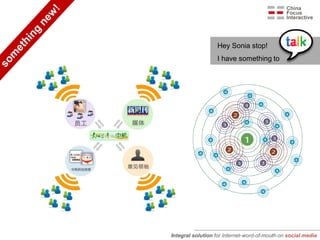 Hey Sonia stop!
                   I have something to




Integral solution for Internet-word-of-mouth on social media
 