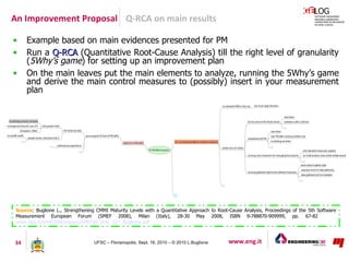 An Improvement Proposal Q-RCA on main results

•    Example based on main evidences presented for PM
•    Run a Q-RCA (Qua...