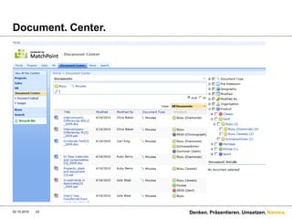Tagging. Infrastructure.28.09.2010Denken. Präsentieren. Umsetzen.22