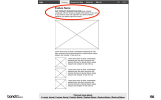 Logo                      Features      Browse Our Sites        About Us        Sign Up   Login   Support




                Feature Name
                PUT PRODUCT DESCRIPTION HERE esse molestie
                consequat, vel illum dolore eu feugiat nulla facilisis at vero eros
                et accumsan et iusto odio dignissim qui blandit praesent
                luptatum zzril delenit augue duis dolore.




                Lorem ipsum dolor sit amet, consectetuer adipiscing elit, sed
                diam nonummy nibh euismod tincidunt ut laoreet dolore magna
                aliquam erat volutpat. Ut wisi enim ad.

                                     Lorem ipsum dolor sit amet, consectetuer
                                     adipiscing elit, sed diam nonummy nibh
                                     euismod tincidunt ut laoreet dolore magna
                                     aliquam erat volutpat. Ut wisi enim ad.


                                     Lorem ipsum dolor sit amet, consectetuer
                                     adipiscing elit, sed diam nonummy nibh
                                     euismod tincidunt ut laoreet dolore magna
                                     aliquam erat volutpat. Ut wisi enim ad.


                                     Lorem ipsum dolor sit amet, consectetuer
                                     adipiscing elit, sed diam nonummy nibh
                                     euismod tincidunt ut laoreet dolore magna
                                     aliquam erat volutpat. Ut wisi enim ad.




                                    Find out more about:
  Feature Name | Feature Name | Feature Name | Feature Name | Feature Name | Feature Name                   46
 