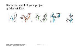 Risks that can kill your project
4. Market Risk
Source: Ten Agile Contracts, by Peter Stevens
Drawings by L. Quattri, used...