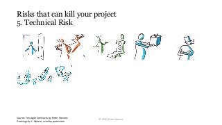 Risks that can kill your project
5. Technical Risk
Source: Ten Agile Contracts, by Peter Stevens
Drawings by L. Quattri, u...