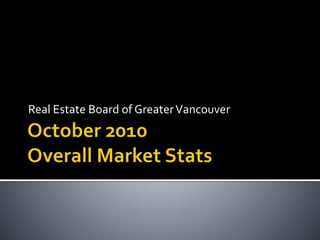 Real Estate Board of GreaterVancouver
 