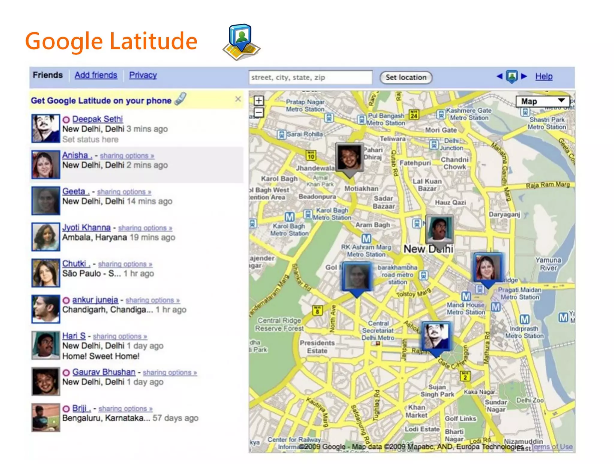 Google Latitude
 