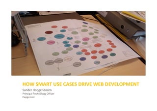 Sander Hoogendoorn
Principal Technology Officer
Capgemini
HOW SMART USE CASES DRIVE WEB DEVELOPMENT
 