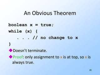 16Global Common SubexpressionsSuppose block B has a computation of x+y.Suppose we are sure that when we reach this computation, we are sure to have:Computed x+y, andNot subsequently reassigned x or y.Then we can hold the value of x+y and use it in B.
