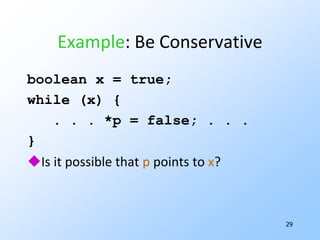 24ClincherSince at x == true, d1 is the only definition of x that reaches, it must be that x is true at that point.The conditional is not really a conditional and can be replaced by a branch.