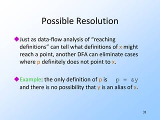 26d1d2d3d4d2, d3, d4d1, d3, d4d1, d2, d3, d4d1, d2, d3, d4The Flow Graphd1: i = 2d2: j = 3if i != jd1, d2, d3, d4if i < jd4: j = j+2d3: i = i+2