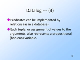 52Comparative ComplexityInsensitive: proportional to size of program (number of variables).Flow-Sensitive: size of program, squared (points times variables).Context-Sensitive: worst-case exponential in program size (acyclic paths through the code).