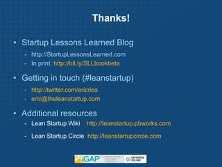 2010 10 19 the lean startup workshop for i_gap ireland