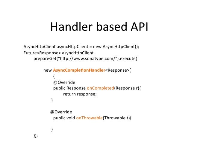 async http client java async http client java