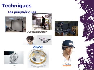 Techniques
Les périphériques
Lentilles
 