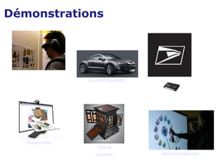 Démonstrations
La nouvelle Peugeot RCZ
http://www.wiispray.com/
Heritage-Virtuel/
Extérieur/
Transparent/
 