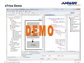 © 2010 protos Software GmbH 9 03.11.2010
eTrice Demo
 