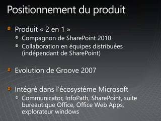 SharePoint Saturday France : SharePoint Workspace 2010