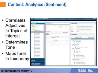 Augment Lifetime Customer ValueSocial Data @johnbastone  #isum10