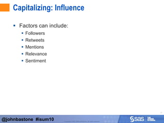 Content: Analytics (Sentiment)Correlates Adjectives to Topics of interest