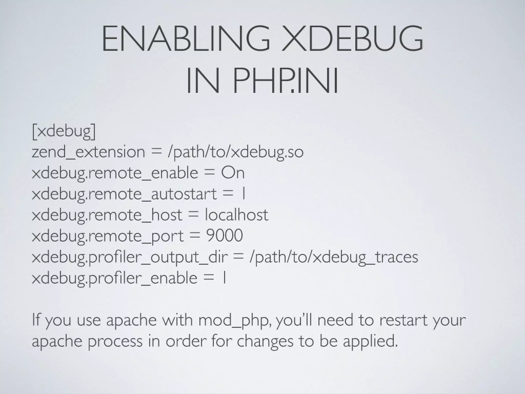 Debugging and Profiling PHP