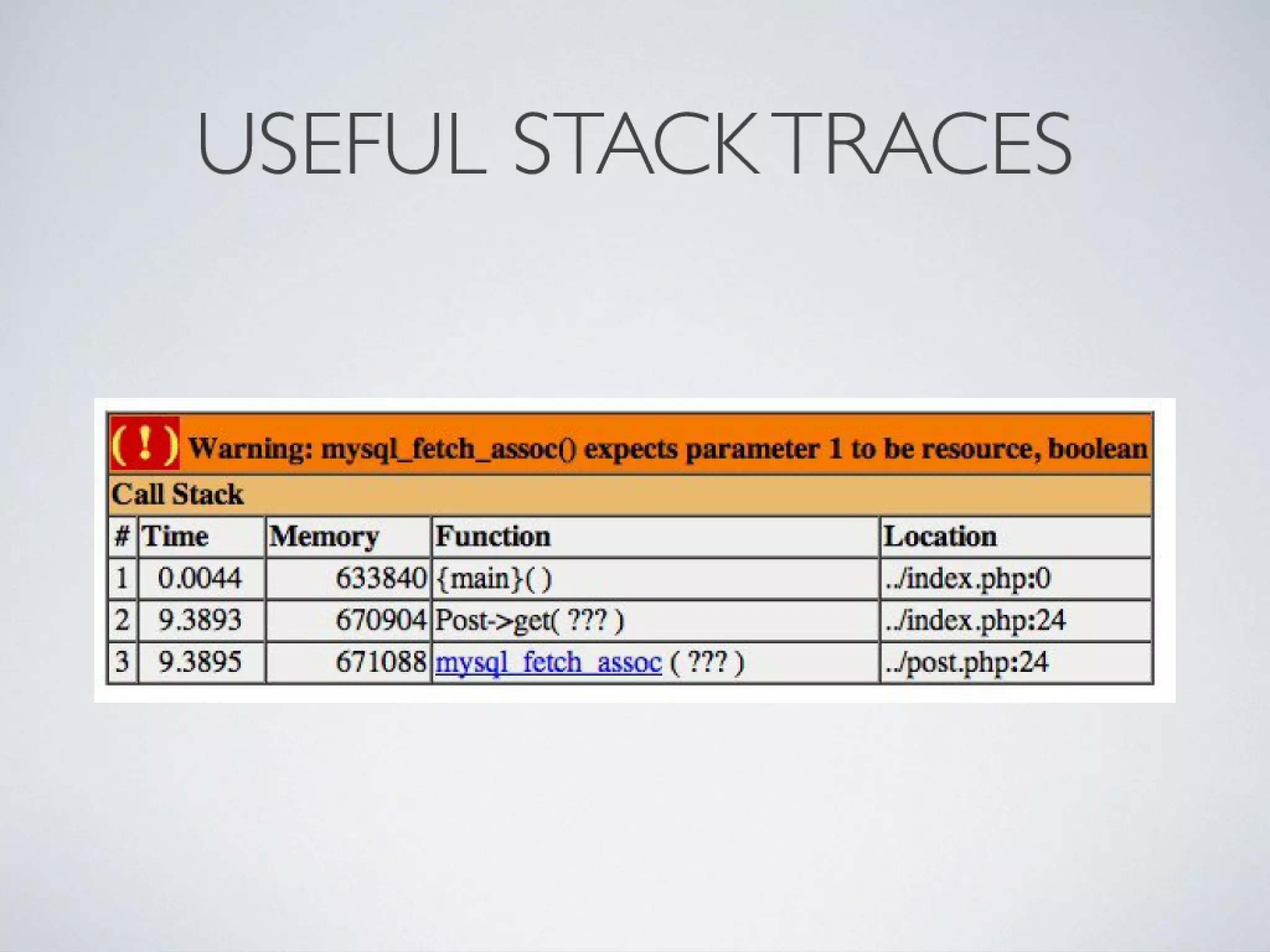 Debugging and Profiling PHP