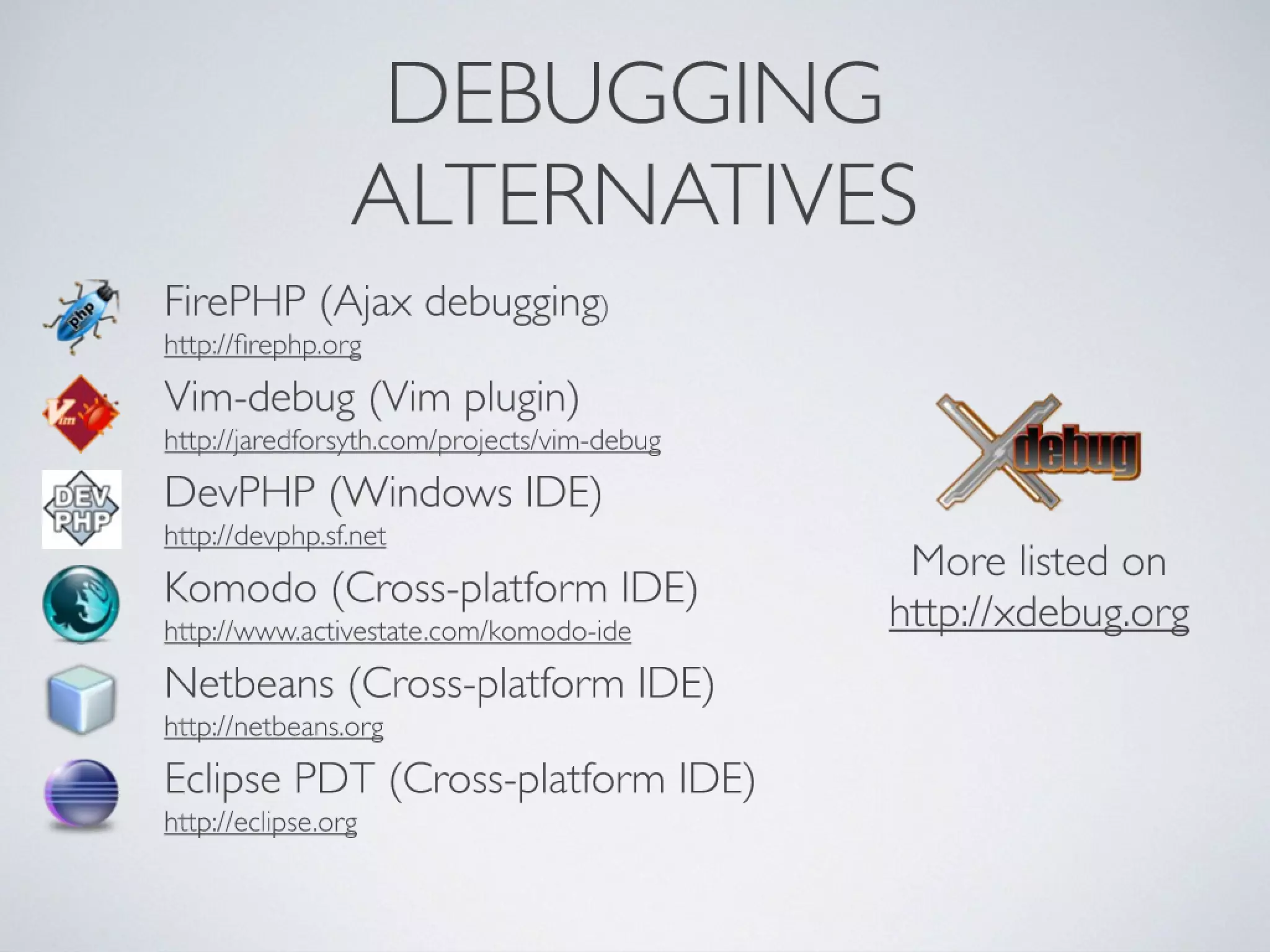 Debugging and Profiling PHP