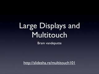 Multi-touch introduction