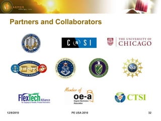 Stability of OPVsFactors that affect stabilityTemperatureHumidityCycling of temp, %RH, lightLoad conditionsPre treatment (light soak, etc.)PackagingElectrodes11/29/2010PE USA 201020LightTemperatureHumidity/ Oxygen
