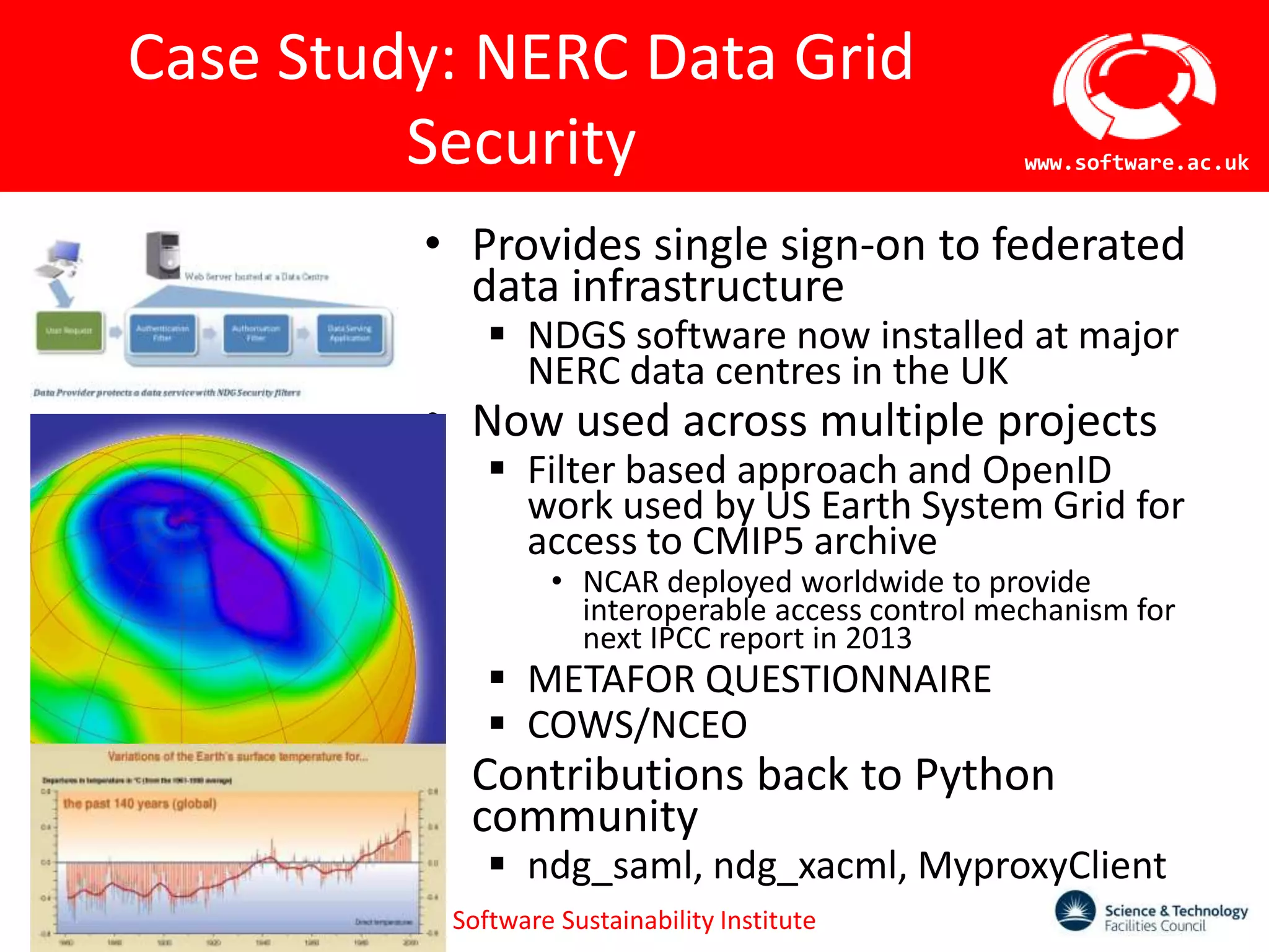 SSI GuidesSoftware developmentSoftware development: general best practice Developing maintainable softwareTesting your softwareRepositoriesChoosing a repository for your software project Migrating project resources: what to rememberCreating and managing SourceForge projectsRetrieving project resources from NeSCForgeOpen sourceAdopting an open-source licenceSupporting open-source software Community buildingRecruiting champions for your projectRecruiting student developers
