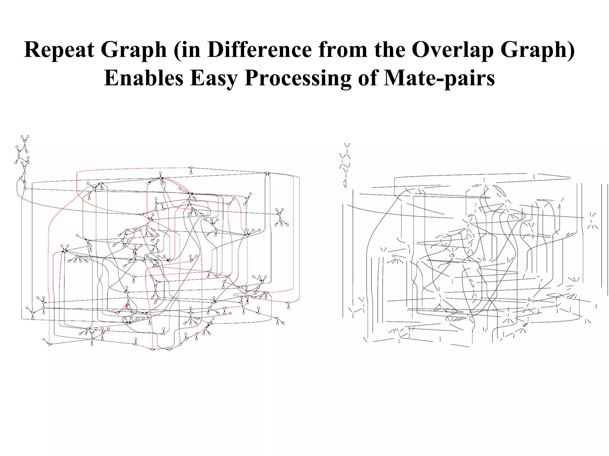 Repeat Graph (in Difference from the Overlap Graph)
       Enables Easy Processing of Mate-pairs
 