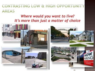 Where would you want to live?
It’s more than just a matter of choice




                                  23
 