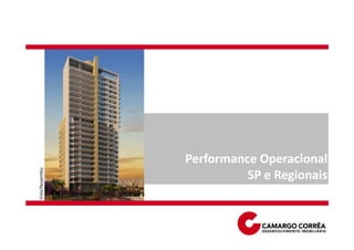 Performance Operacional
Vista Pacaembu




                           SP e Regionais
 
