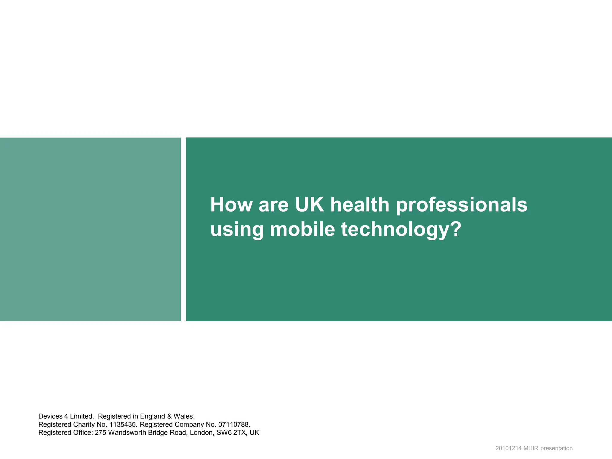 ex Radiographer, London