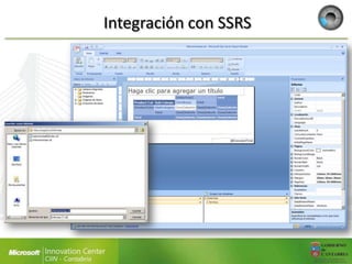 Integración con SSRS
 