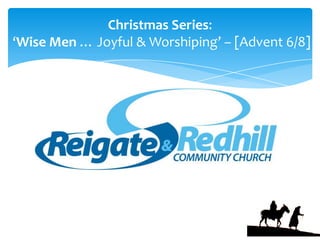 Christmas Series:  ‘Wise Men … Joyful & Worshiping’ – [Advent 6/8] “Important Question” John 5:1-15SERIES: ‘JOHN’ [Part 3/7] 