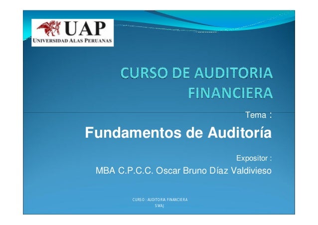 Fundamentos Teoricos De Auditoria Financiera Pdf es.slideshare.net