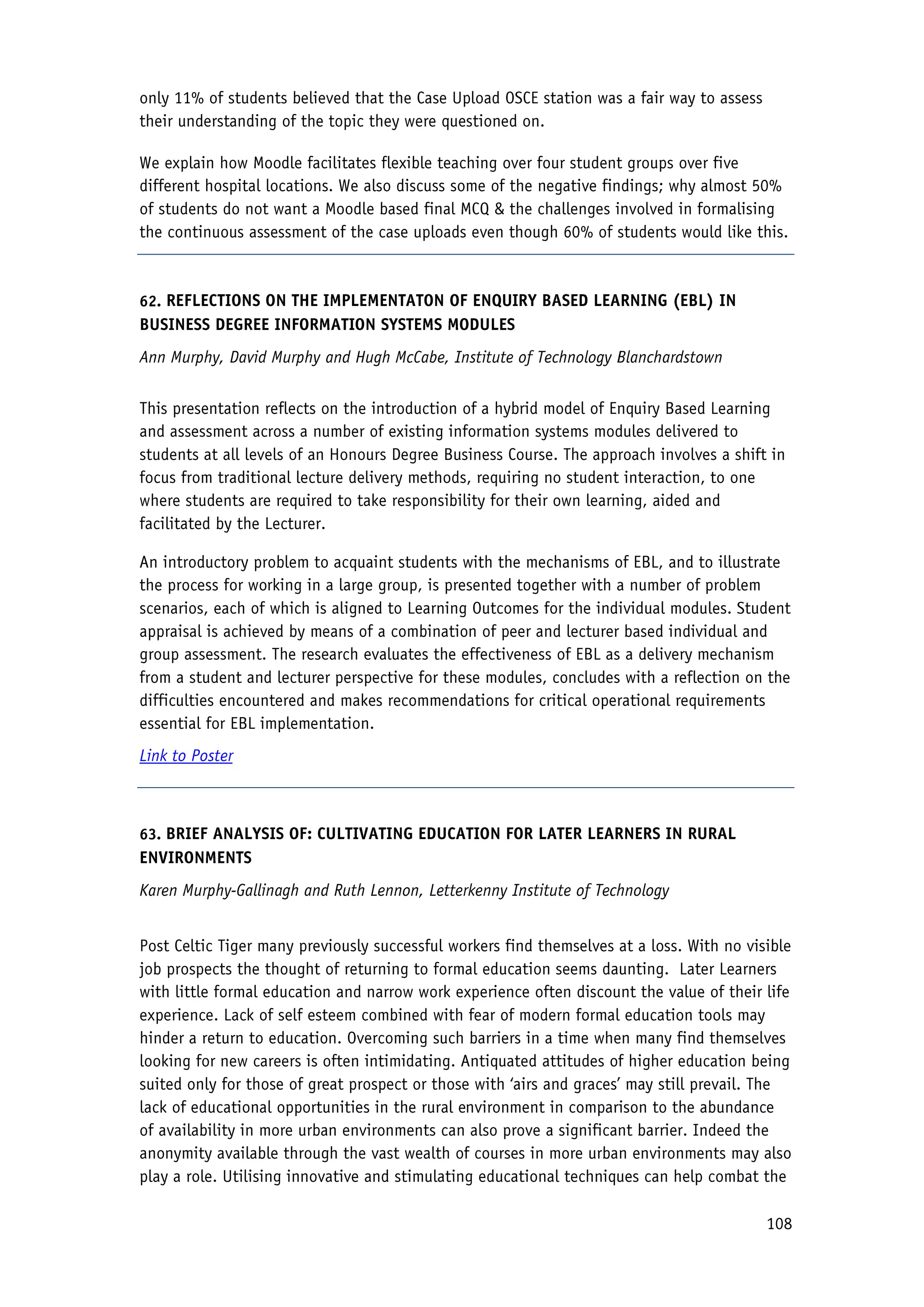 2010 Conference Proceedings - Flexible Learning