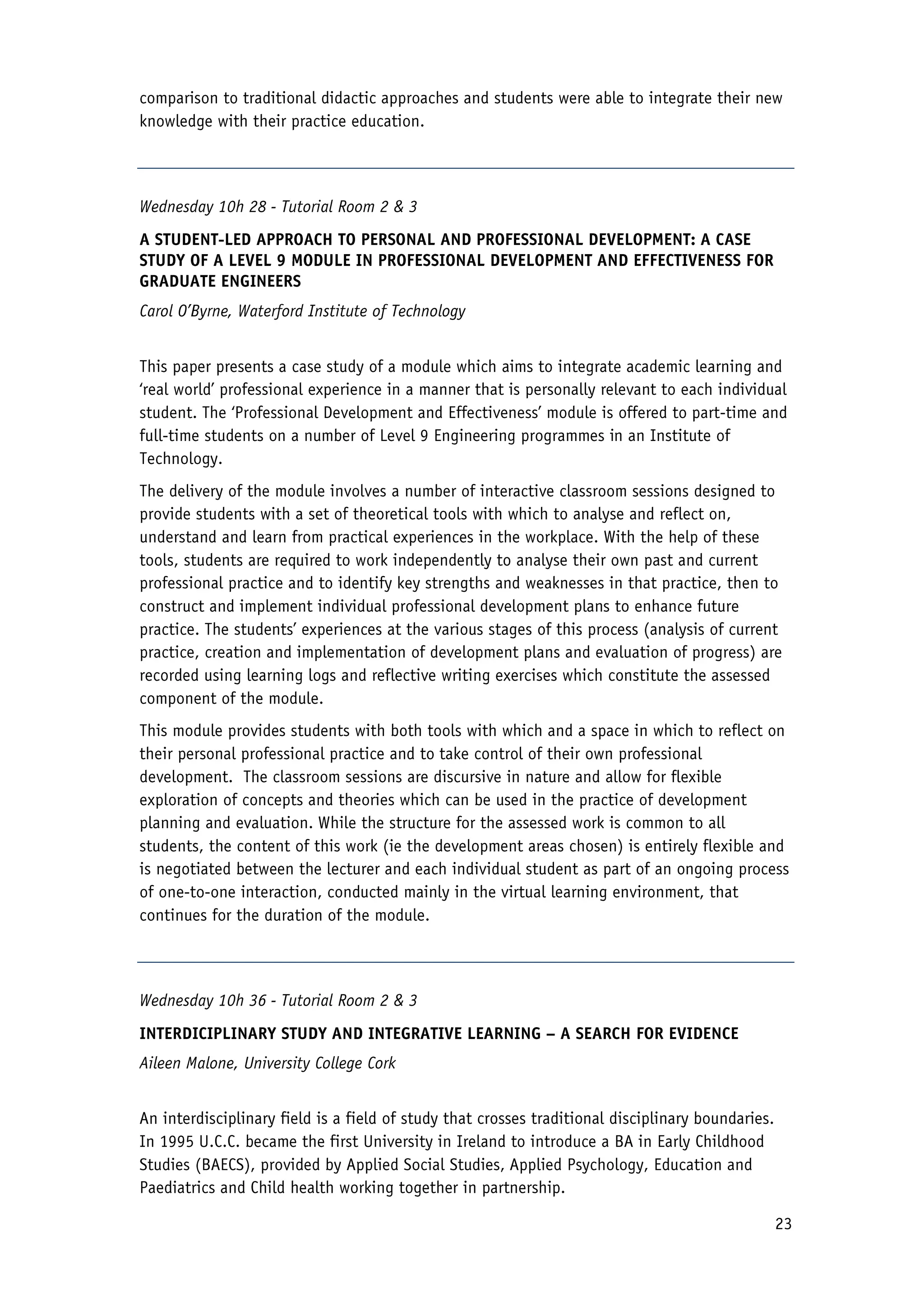 2010 Conference Proceedings - Flexible Learning